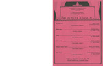 UMM Concert Band Broadway Musicals by Music Discipline
