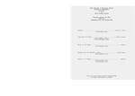 Mixed Student Recital by Music Discipline
