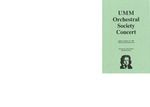 UMM Orchestral Society Concert by Music Discipline