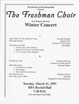 Freshman Choir Winter Concert by Music Discipline