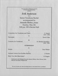 Senior Trombone Recital by Music Discipline