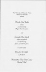 Joint student Recital by Music Discipline