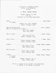 Mixed Student Recital by Music Discipline