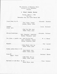 Mixed Student Recital by Music Discipline