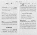 UMM Concert Band Winter Concert by Music Discipline