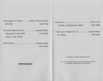 Senior Organ Recital by Music Discipline