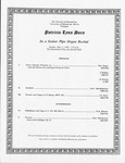 Senior Pipe Organ Recital by Music Discipline