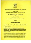 Twenty-Sixth Annual Midwest Philosophy Colloquium, 2001-2002