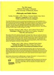 Thirtieth Annual Midwest Philosophy Colloquium, 2005-2006