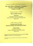 Thirty-Second Annual Midwest Philosophy Colloquium, 2007-2008 by University of Minnesota - Morris. Philosophy Department
