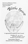 Blithe Spirit, October 28-30, 2004 by Theatre Arts Discipline