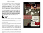Henrik Ibsen's A Doll's House, November 9-11, 2023 by Theatre Arts Discipline