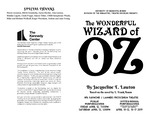 The Wonderful Wizard of Oz, April 10-17, 2019 by Theatre Arts Discipline