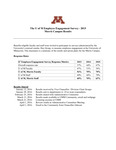 U of M Employee Engagement Survey 2015 Morris Campus Results