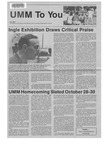 UMM to You: Fall 1988 by University of Minnesota, Morris Alumni Association