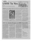 UMM to You: Winter 1990 by University of Minnesota, Morris Alumni Association
