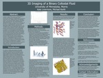 3D Imaging of a Binary Colloidal Fluid by Kate Livermore and Michael Korth