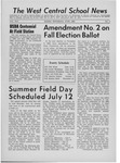The West Central School News vol. XLV, no. 2 by West Central School of Agriculture