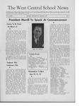 The West Central School News vol. XXXV, no. 1 by West Central School of Agriculture
