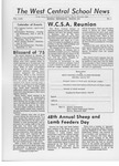 The West Central School News vol. LVIII, no. 1 by West Central Experiment Station