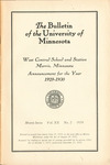 West Central Bulletin 1930-1931