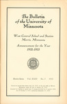 West Central Bulletin 1932-1933 by West Central School of Agriculture
