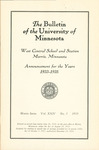West Central Bulletin 1933-1935