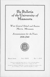 West Central Bulletin 1938-1940 by West Central School of Agriculture