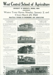 West Central Bulletin 1921