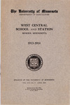 West Central Bulletin 1913-1914 by West Central School of Agriculture