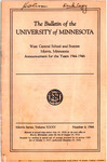 West Central Bulletin 1944-1946 by West Central School of Agriculture