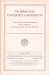 West Central Bulletin 1946-1947 by West Central School of Agriculture