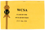 WCSA Class of 1958, 40th Reunion, 1998
