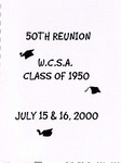 WCSA Class of 1950, 50th Reunion, 2000
